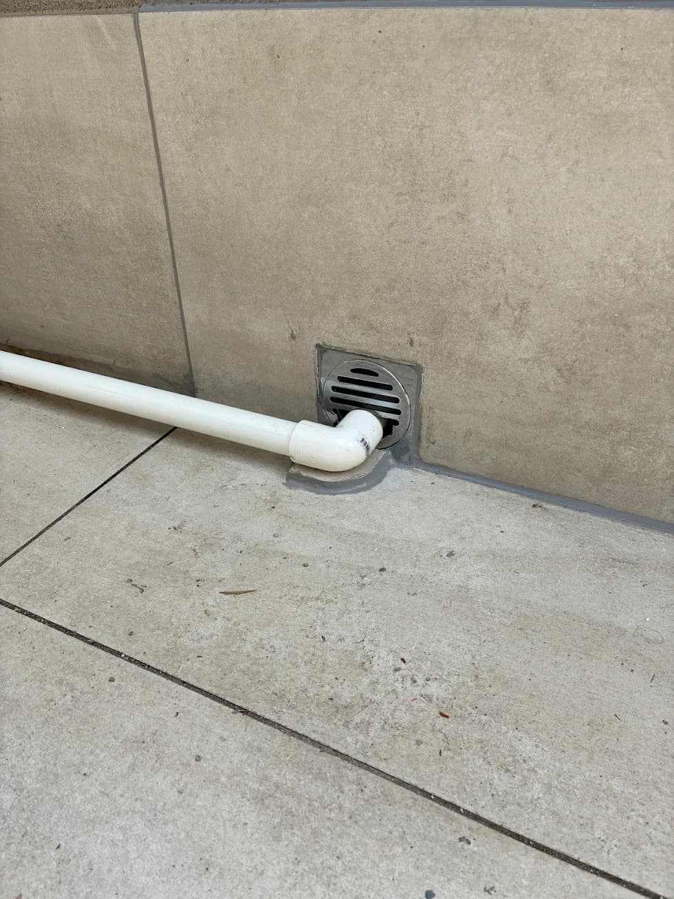 External drainage connection completed by Grade A Plumbing